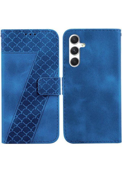 Samsung Galaxy S24 5g Için Kılıf Cüzdan Pu Deri Flip Folio Kapak Kabartmalı (Yurt Dışından)