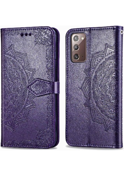 Samsung Not 20 Için Kılıf Basit Iş Kapak Kapak Darbeye Zarif (Yurt Dışından)