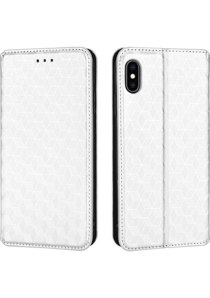 Apple iPhone Xs Max ile Uyumlu Cüzdan Hakiki Deri Darbeye Dayanıklı Tpu Kılıf Dayanıklı Flip Kitap Katlama Standı (Yurt Dışından) modelleri
