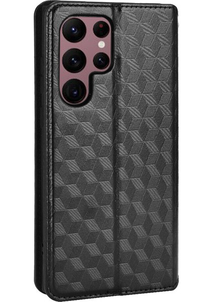 Samsung Galaxy S22 Ultra ile Uyumlu Cüzdan Hakiki Deri Darbeye Dayanıklı Tpu Kılıf Dayanıklı Flip Kitap Katlama Standı (Yurt Dışından) fırsatları