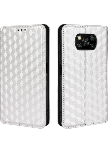 Xiaomi Mi Poco X3 Nfc ile Uyumlu Cüzdan Hakiki Deri Darbeye Dayanıklı Tpu Kılıf Dayanıklı Flip Kitap Katlama Standı (Yurt Dışından)