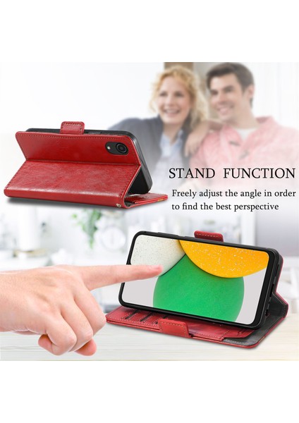 Samsung Galaxy A03 Core Cüzdan Kılıfı, Kart Tutuculu Pu Deri Flip Kılıf Rfıd Engelleme Kickstand Telefon Kapağı (Yurt Dışından) modelleri