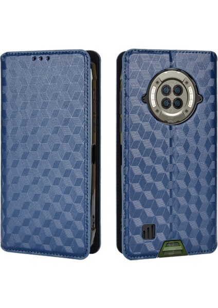 Doogee S96 Pro ile Uyumlu Cüzdan Hakiki Deri Darbeye Dayanıklı Tpu Kılıf Dayanıklı Flip Kitap Katlama Standı (Yurt Dışından)