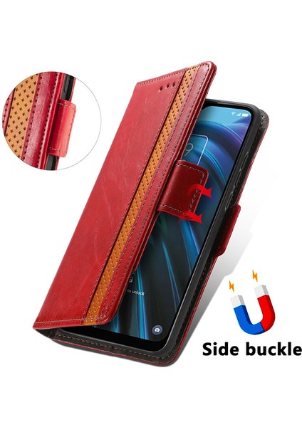 Tcl 30 Xe 5g Cüzdan Kılıfı, Kart Tutuculu Pu Deri Flip Kılıf Rfıd Engelleme Kickstand Telefon Kapağı (Yurt Dışından)