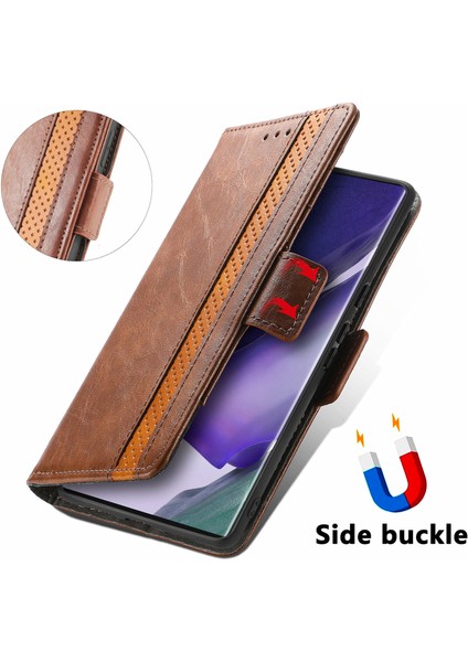 Samsung Galaxy S22 Ultra Cüzdan Kılıfı, Kart Tutuculu Pu Deri Flip Kılıf Rfıd Engelleme Kickstand Telefon Kapağı (Yurt Dışından) fırsatları