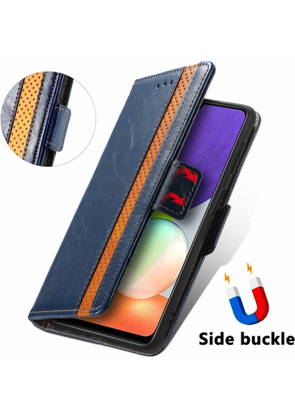 Samsung Galaxy A22 4g Cüzdan Kılıfı, Kart Tutuculu Pu Deri Flip Kılıf Rfıd Engelleme Kickstand Telefon Kapağı (Yurt Dışından) fırsatları