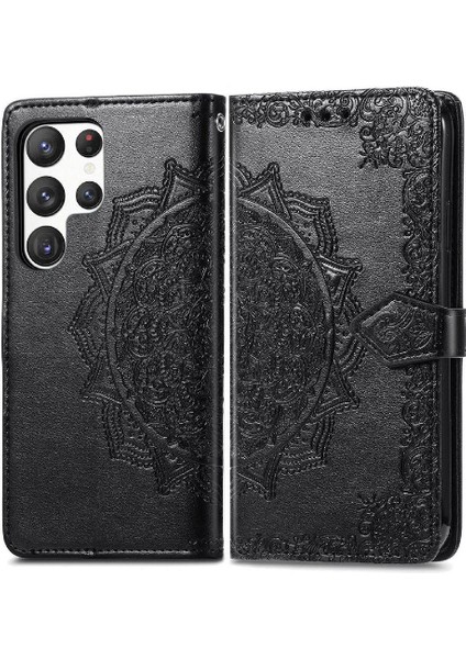 Samsung S23 Ultra Kapak Kapak Darbeye Basit Iş Desen (Yurt Dışından)