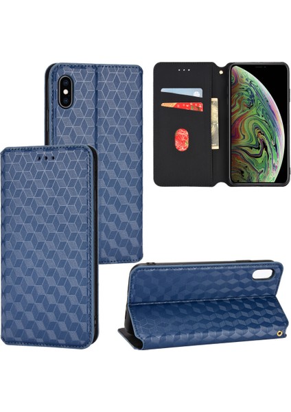 Apple iPhone Xs Max ile Uyumlu Cüzdan Hakiki Deri Darbeye Dayanıklı Tpu Kılıf Dayanıklı Flip Kitap Katlama Standı (Yurt Dışından) fiyatları