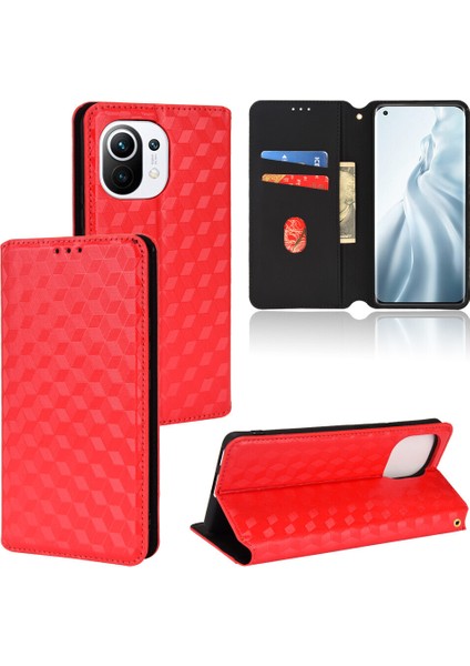 Xiaomi Mi 11 ile Uyumlu Cüzdan Hakiki Deri Darbeye Dayanıklı Tpu Kılıf Dayanıklı Flip Kitap Katlama Standı (Yurt Dışından) fiyatları