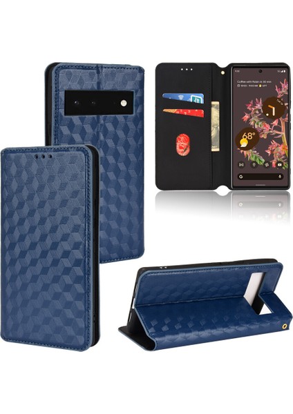 Google Pixel 6 Pro ile Uyumlu Cüzdan Hakiki Deri Darbeye Dayanıklı Tpu Kılıf Dayanıklı Flip Kitap Katlama Standı (Yurt Dışından) fiyatları