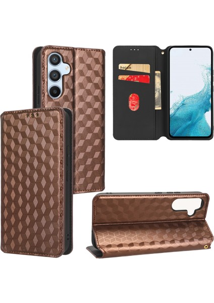 Samsung Galaxy A54 5g ile Uyumlu Cüzdan Hakiki Deri Darbeye Dayanıklı Tpu Kılıf Dayanıklı Flip Kitap Katlama Standı (Yurt Dışından) fiyatları