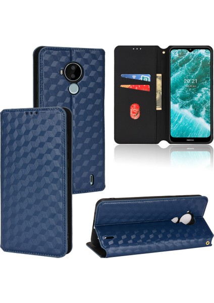 Nokia C30 ile Uyumlu Cüzdan Hakiki Deri Darbeye Dayanıklı Tpu Kılıf Dayanıklı Flip Kitap Katlama Standı (Yurt Dışından) fiyatları