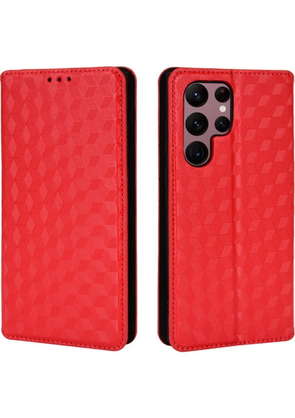 Samsung Galaxy S22 Ultra ile Uyumlu Cüzdan Hakiki Deri Darbeye Dayanıklı Tpu Kılıf Dayanıklı Flip Kitap Katlama Standı (Yurt Dışından) modelleri