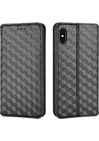 Apple iPhone X/xs ile Uyumlu Cüzdan Hakiki Deri Darbeye Dayanıklı Tpu Kılıf Dayanıklı Flip Kitap Katlama Standı (Yurt Dışından) modelleri