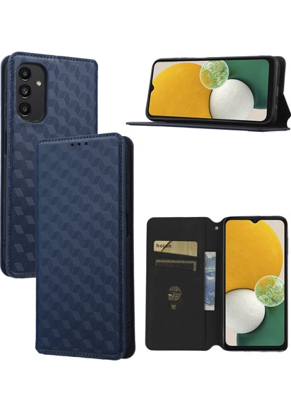 Samsung Galaxy A14 4g ile Uyumlu Cüzdan Hakiki Deri Darbeye Dayanıklı Tpu Kılıf Dayanıklı Flip Kitap Katlama Standı (Yurt Dışından)