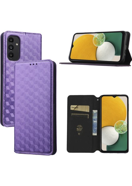 Samsung Galaxy A14 4g ile Uyumlu Cüzdan Hakiki Deri Darbeye Dayanıklı Tpu Kılıf Dayanıklı Flip Kitap Katlama Standı (Yurt Dışından)