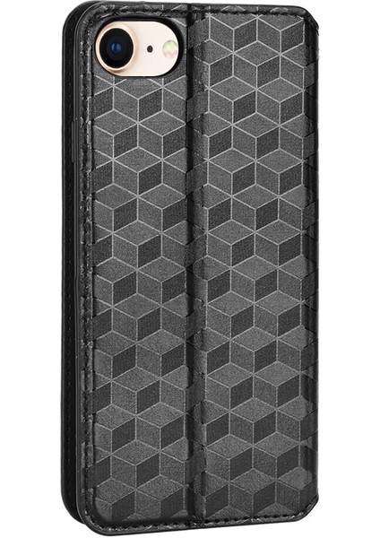 Apple iPhone 7/8/se2/se3 ile Uyumlu Cüzdan Hakiki Deri Darbeye Dayanıklı Tpu Kılıf Dayanıklı Flip Kitap Katlama Standı (Yurt Dışından) fırsatları