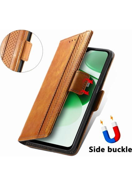 Realme C35 Cüzdan Kılıfı, Kart Tutuculu Pu Deri Flip Kılıf Rfıd Engelleme Kickstand Telefon Kapağı (Yurt Dışından) modelleri