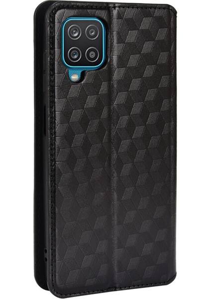 Samsung Galaxy A12 ile Uyumlu Cüzdan Hakiki Deri Darbeye Dayanıklı Tpu Kılıf Dayanıklı Flip Kitap Katlama Standı (Yurt Dışından) fırsatları