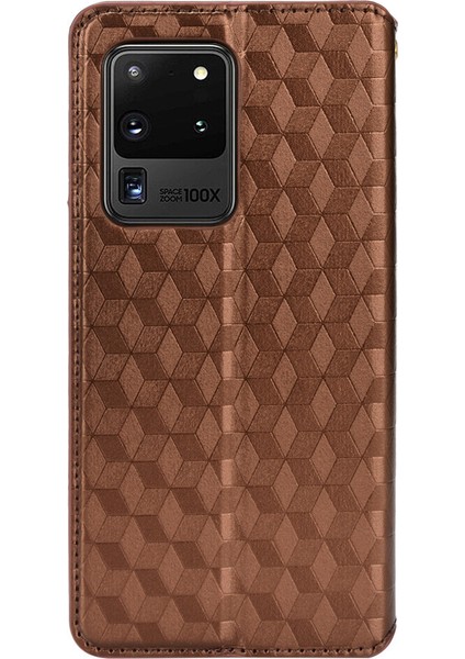 Samsung Galaxy S20 Ultra ile Uyumlu Cüzdan Hakiki Deri Darbeye Dayanıklı Tpu Kılıf Dayanıklı Flip Kitap Katlama Standı (Yurt Dışından) modelleri