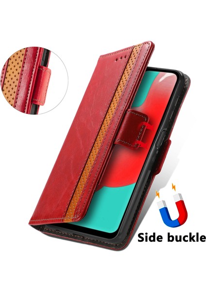 Samsung Galaxy A32 5g Cüzdan Kılıfı, Kart Tutuculu Pu Deri Flip Kılıf Rfıd Engelleme Kickstand Telefon Kapağı (Yurt Dışından) fırsatları