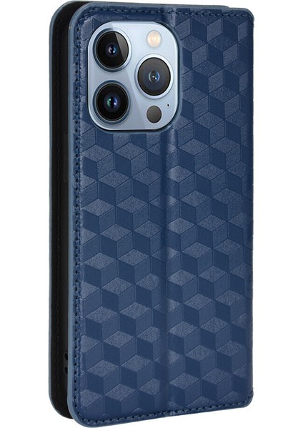 Apple iPhone 15 Pro Max ile Uyumlu Cüzdan Hakiki Deri Darbeye Dayanıklı Tpu Kılıf Dayanıklı Flip Kitap Katlama Standı (Yurt Dışından)