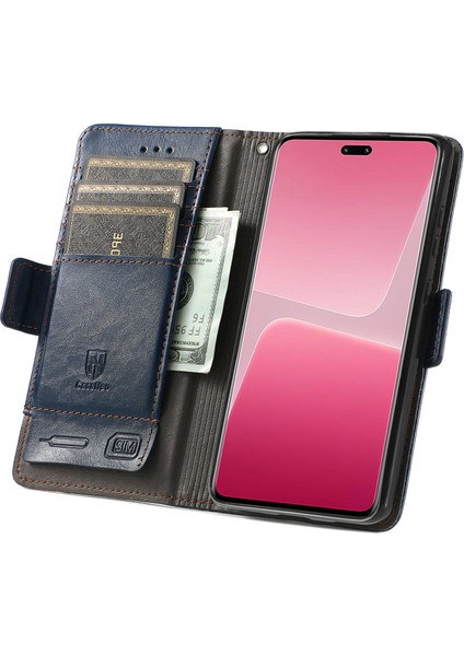 Xiaomi 13 Lite Cüzdan Kılıfı, Kart Tutuculu Pu Deri Flip Kılıf Rfıd Engelleme Kickstand Telefon Kapağı (Yurt Dışından) modelleri