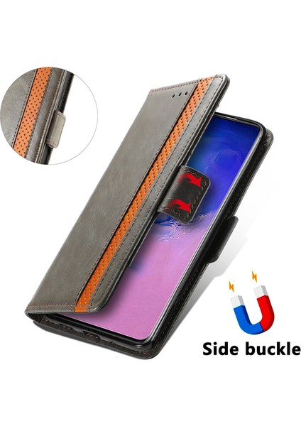Samsung Galaxy S20 Ultra Cüzdan Kılıfı, Kart Tutuculu Pu Deri Flip Kılıf Rfıd Engelleme Kickstand Telefon Kapağı (Yurt Dışından)