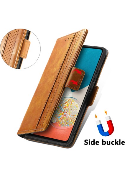 Samsung Galaxy A53 5g Cüzdan Kılıfı, Kart Tutuculu Pu Deri Flip Kılıf Rfıd Engelleme Kickstand Telefon Kapağı (Yurt Dışından) fırsatları