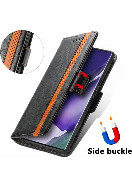 Samsung Galaxy S22 Ultra Cüzdan Kılıfı, Kart Tutuculu Pu Deri Flip Kılıf Rfıd Engelleme Kickstand Telefon Kapağı (Yurt Dışından) fırsatları