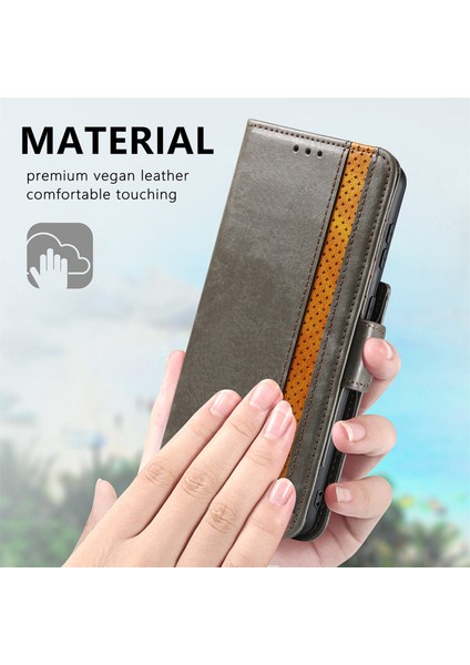 Samsung Galaxy S21 Ultra Cüzdan Kılıfı, Kart Tutuculu Pu Deri Flip Kılıf Rfıd Engelleme Kickstand Telefon Kapağı (Yurt Dışından) fırsatları