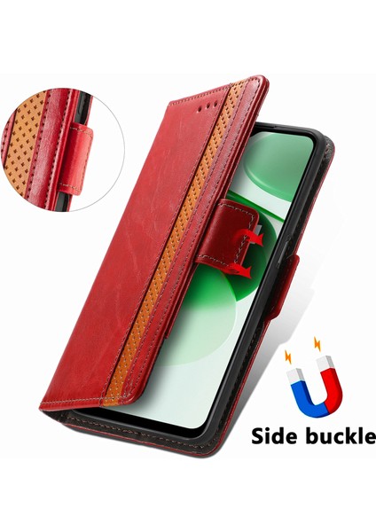 Realme C35 Cüzdan Kılıfı, Kart Tutuculu Pu Deri Flip Kılıf Rfıd Engelleme Kickstand Telefon Kapağı (Yurt Dışından) modelleri