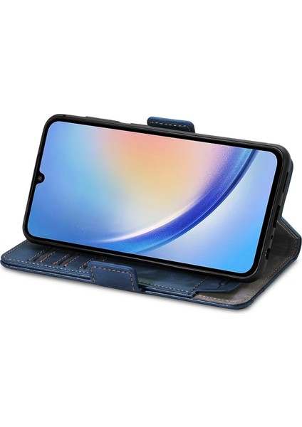 Samsung Galaxy A34 5g Cüzdan Kılıfı, Kart Tutuculu Pu Deri Flip Kılıf Rfıd Engelleme Kickstand Telefon Kapağı (Yurt Dışından) fırsatları