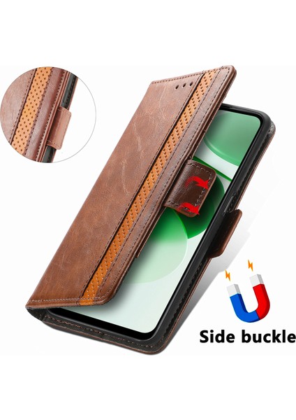 Realme C35 Cüzdan Kılıfı, Kart Tutuculu Pu Deri Flip Kılıf Rfıd Engelleme Kickstand Telefon Kapağı (Yurt Dışından) modelleri