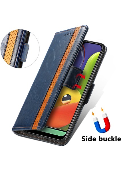 SZY Market Samsung Galaxy A70/A70S Cüzdan Kılıfı, Kart Tutuculu Pu Deri Flip Kılıf Rfıd Engelleme Kickstand Telefon Kapağı (Yurt Dışından)