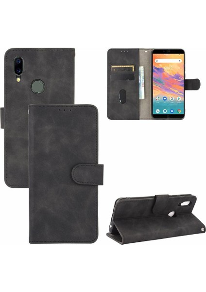 Umidigi A3S Kart Ekleme Tam Koruma Deri Folio Flip Için Kılıf (Yurt Dışından)