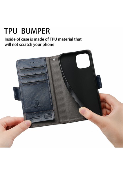 Apple iPhone 11 Cüzdan Kılıfı, Kart Tutuculu Pu Deri Flip Kılıf Rfıd Engelleme Kickstand Telefon Kapağı (Yurt Dışından) fiyatları