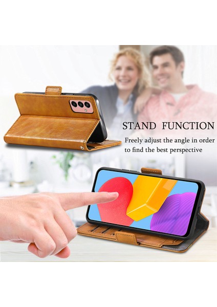 Samsung Galaxy M13 4g Cüzdan Kılıfı, Kart Tutuculu Pu Deri Flip Kılıf Rfıd Engelleme Kickstand Telefon Kapağı (Yurt Dışından) fırsatları