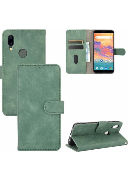 Umidigi A3S Kart Ekleme Tam Koruma Deri Folio Flip Için Kılıf (Yurt Dışından)