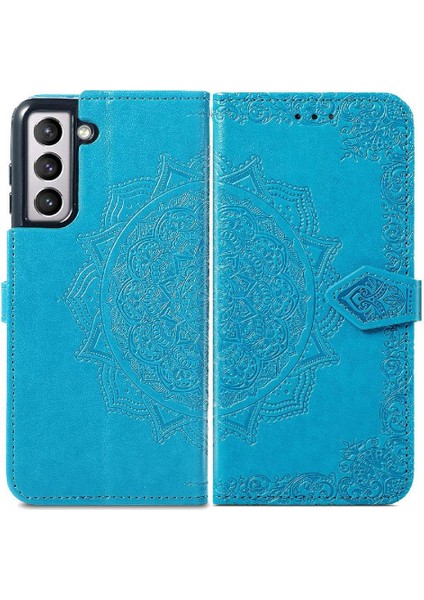 Samsung S21 Flip Kapak Kılıf Için Kılıf Zarif Desen Basit (Yurt Dışından)