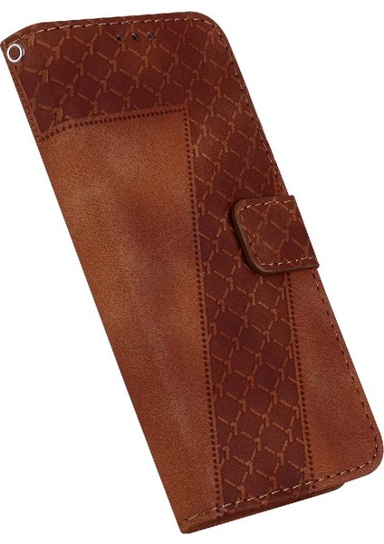 Onur X6A Kabartmalı Desen Cüzdan Pu Deri Flip Folio Kapak Için Kılıf (Yurt Dışından) modelleri