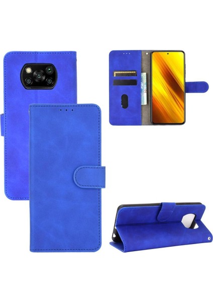 Kart Tutucu Kickstand Tam Koruma ile Xiaomi Poco X3 Nfc Için Kılıf (Yurt Dışından)