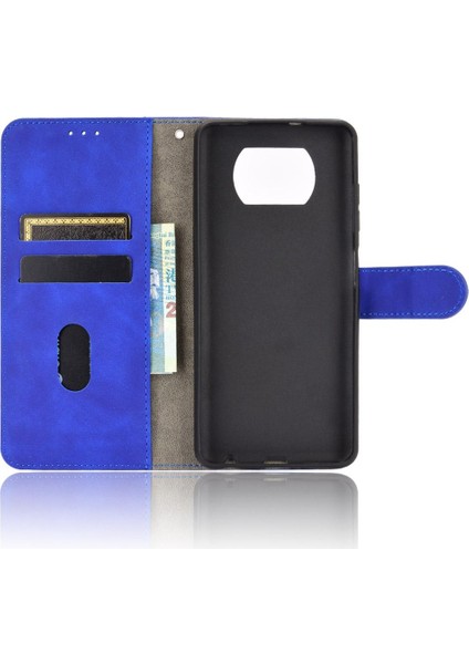 Kart Tutucu Kickstand Tam Koruma ile Xiaomi Poco X3 Nfc Için Kılıf (Yurt Dışından)