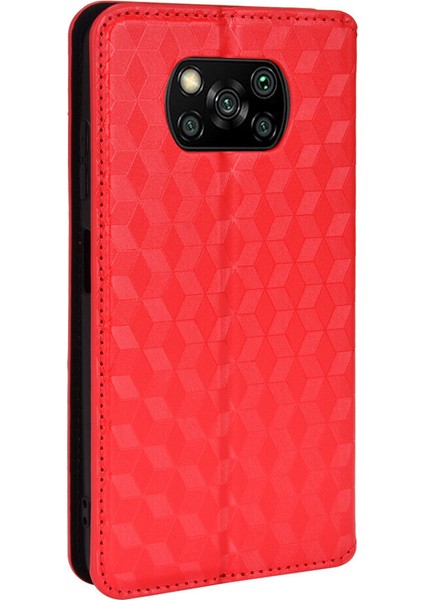Xiaomi Mi Poco X3 Nfc ile Uyumlu Cüzdan Hakiki Deri Darbeye Dayanıklı Tpu Kılıf Dayanıklı Flip Kitap Katlama Standı (Yurt Dışından)