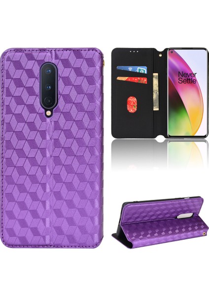 Oneplus 8 ile Uyumlu Cüzdan Hakiki Deri Darbeye Dayanıklı Tpu Kılıf Dayanıklı Flip Kitap Katlama Standı (Yurt Dışından)