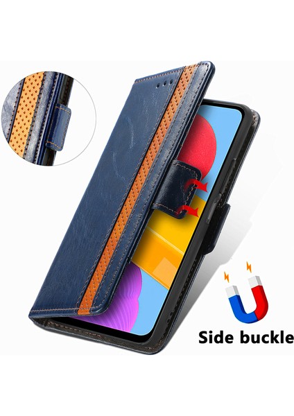 Samsung Galaxy M13 4g Cüzdan Kılıfı, Kart Tutuculu Pu Deri Flip Kılıf Rfıd Engelleme Kickstand Telefon Kapağı (Yurt Dışından)