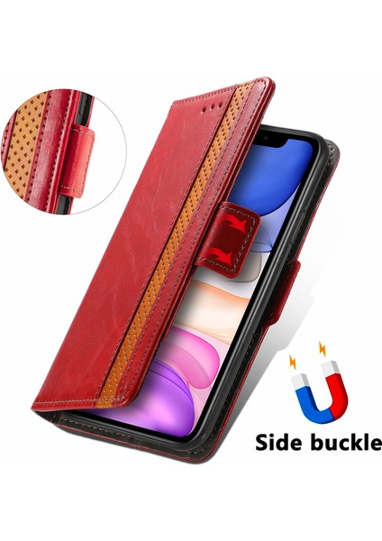 Apple iPhone 11 Cüzdan Kılıfı, Kart Tutuculu Pu Deri Flip Kılıf Rfıd Engelleme Kickstand Telefon Kapağı (Yurt Dışından) fırsatları