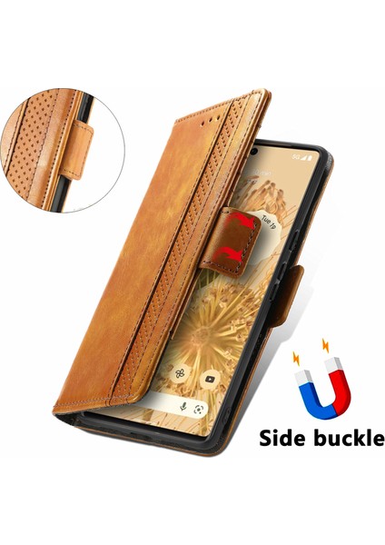 Google Pixel 6 Cüzdan Kılıfı, Kart Tutuculu Pu Deri Flip Kılıf Rfıd Engelleme Kickstand Telefon Kapağı (Yurt Dışından) fırsatları