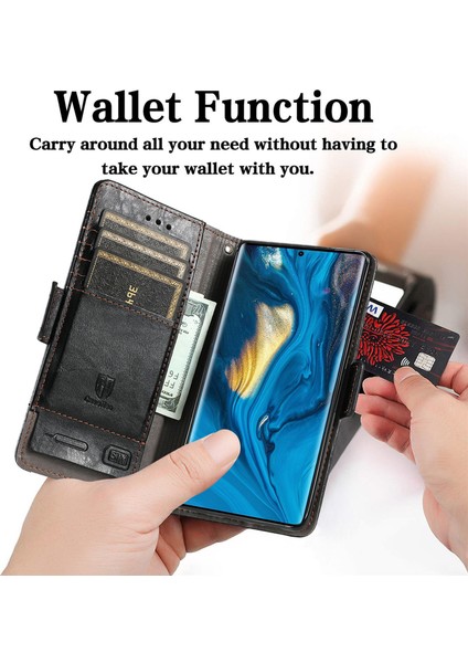 Zte Nubia Z30 Pro Cüzdan Kılıfı, Kart Tutuculu Pu Deri Flip Kılıf Rfıd Engelleme Kickstand Telefon Kapağı (Yurt Dışından) modelleri