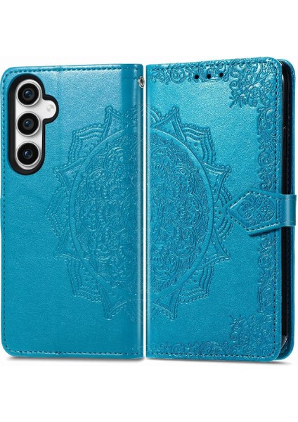 Samsung S23FE Darbeye Basit Iş Zarif Desen Flip Case (Yurt Dışından)